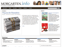 Tablet Screenshot of morgarten.info
